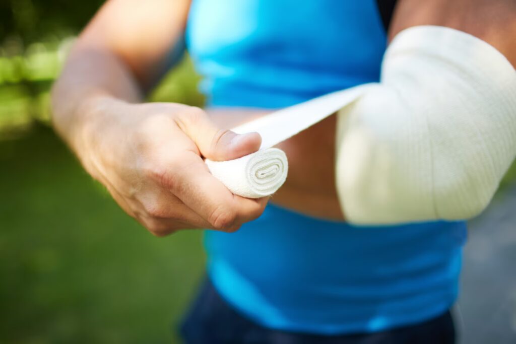 Sports Injuries 3 bandaging arm 2025 04 02 21 04 42 utc 1